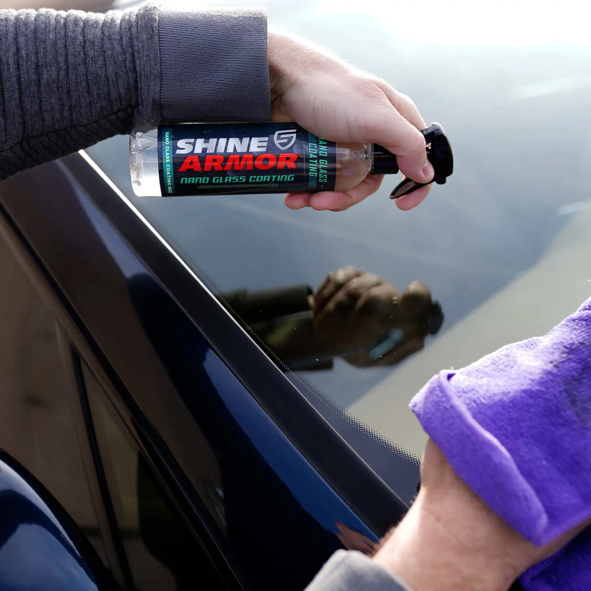 SHINE ARMOR Graphene Ceramic Coating for Cars | Highly Concentrated for  Vehicle Paint Protection and Shine with Hydrophobic Top Coat SiO2  Technology