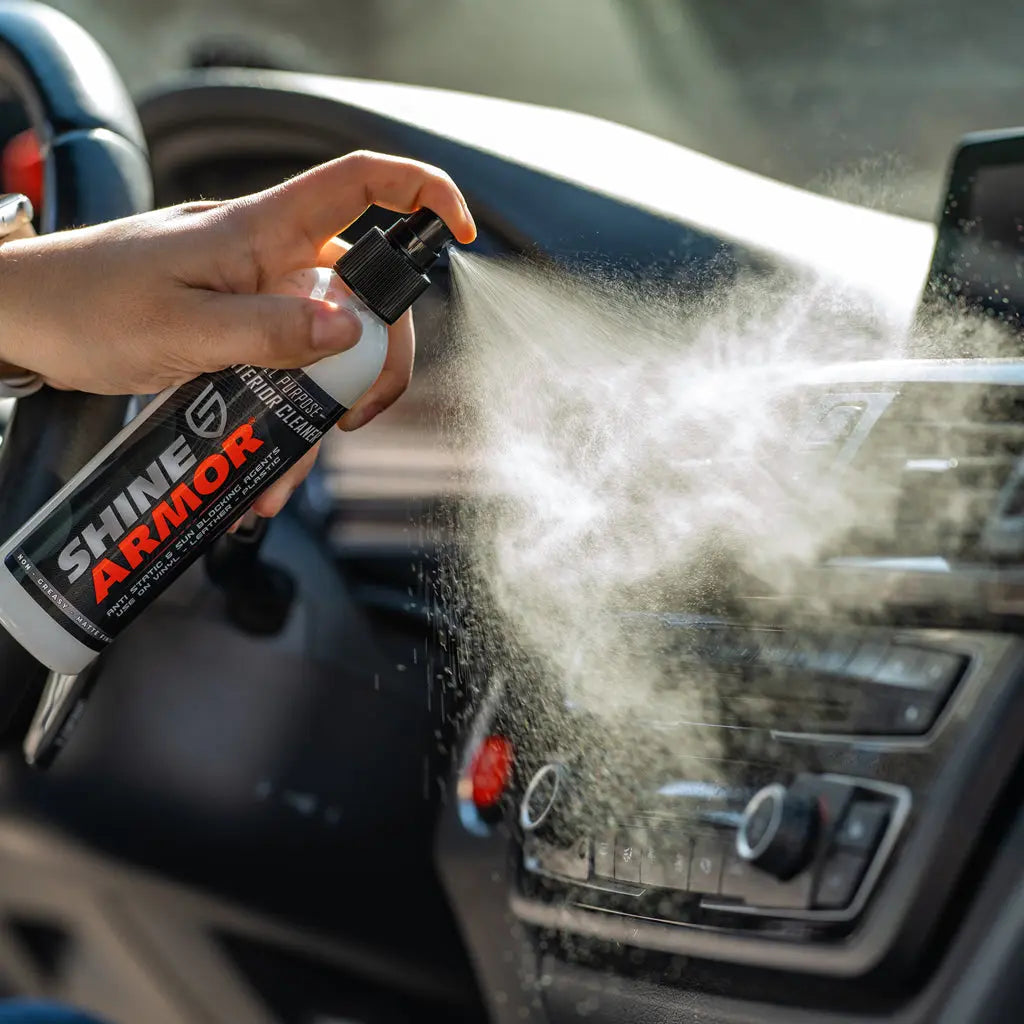  SHINE ARMOR Deicer Spray & Carnauba Wax Liquid Spray - Easily  Melts Ice Frost and Snow, Hybrid Hydrophobic Car Polish and Car Shine Spray  : Automotive